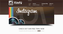 Desktop Screenshot of flinfy.com